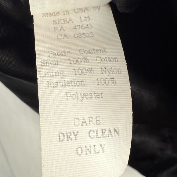 Skea Insulated Velour Fleece Vintage Full Zip Embroidered Vest Gilet W1658 Sz M - Picture 4 of 8